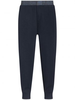 Pantaloni sport cu imagine cu model paisley Etro albastru
