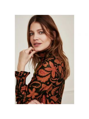 Blusa de malla Fabienne Chapot marrón