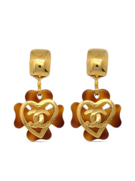 Σκουλαρίκια με κλιπ Chanel Pre-owned χρυσό