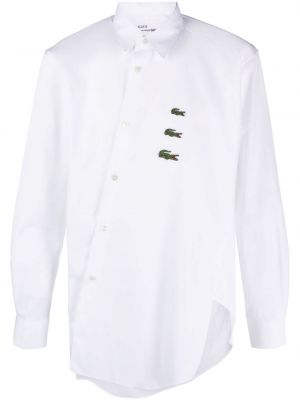 Асиметрична памучна риза Comme Des Garçons бяло
