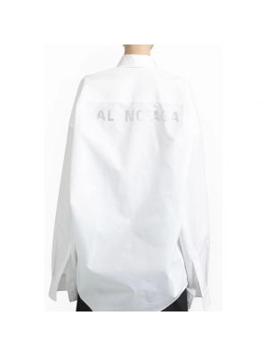 Blusa oversized con bolsillos Balenciaga blanco
