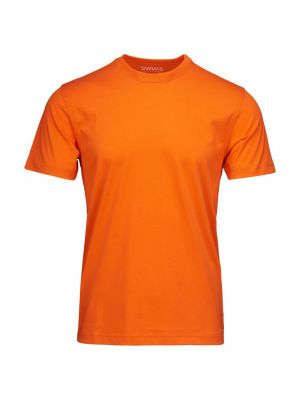 Хлопковая футболка с коротким рукавом Swims оранжевая