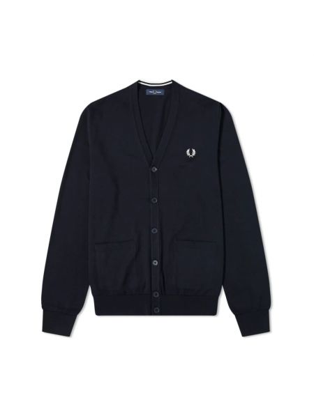 Cardigan Fred Perry bleu