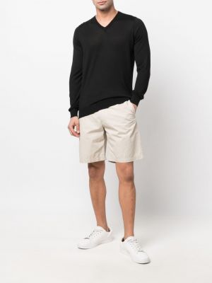 Pullover mit v-ausschnitt Colombo schwarz