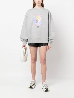 Sweatshirt mit print Gcds grau