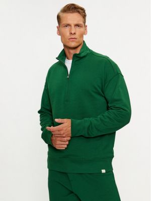Priliehavá mikina United Colors Of Benetton zelená