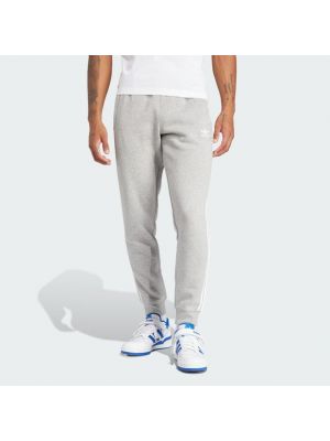 Pantalon de joggings à rayures en jersey Adidas gris