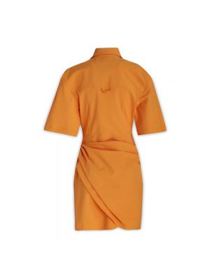 Sukienka koszulowa Jacquemus pomarańczowa