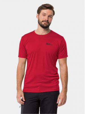 T-shirt Jack Wolfskin rouge
