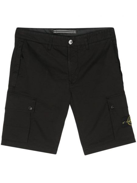 Cargo shorts aus baumwoll Stone Island schwarz