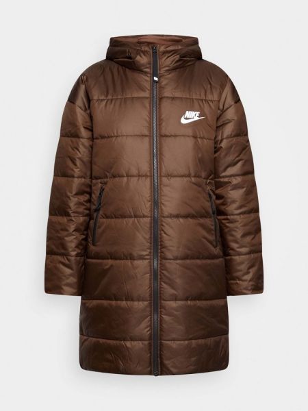 Płaszcz zimowy Nike Sportswear brązowy