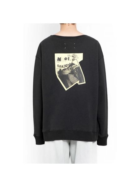 Sweatshirt mit print Maison Margiela schwarz