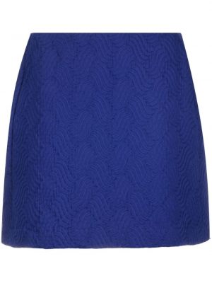 Φούστα mini με σχέδιο P.a.r.o.s.h. μπλε