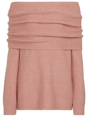 Jersey de lana de lana merino de tela jersey Altuzarra rosa