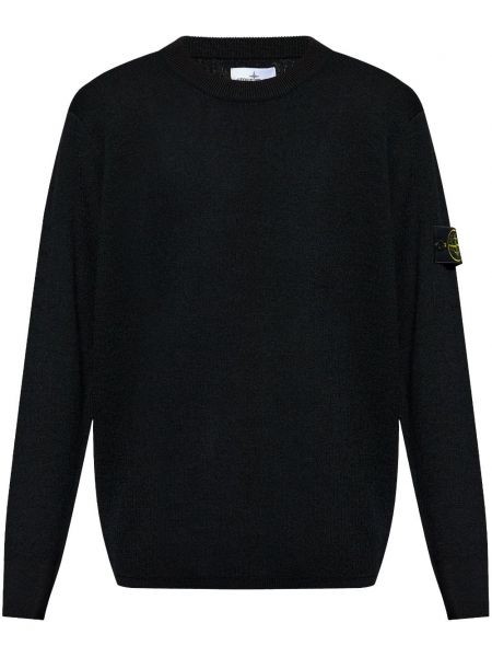 Striktrøje Stone Island sort