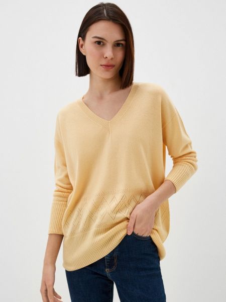Пуловер R&i желтый