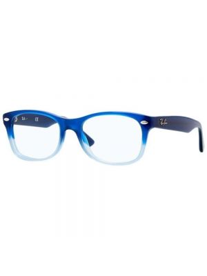 Okulary z kryształkami Ray-ban niebieskie