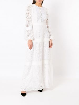 Krajkové šaty Martha Medeiros bílé