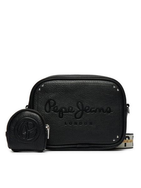 Чанта през рамо Pepe Jeans черно