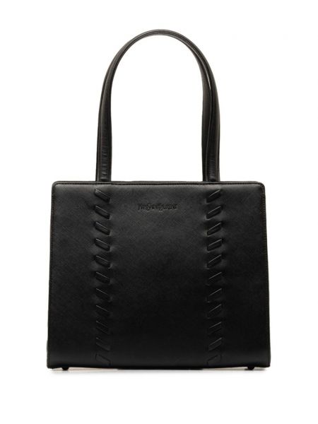 Kožená taška Saint Laurent Pre-owned černá