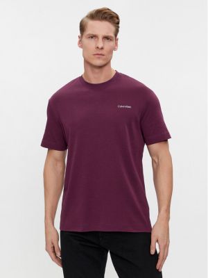 Majica Calvin Klein vijolična