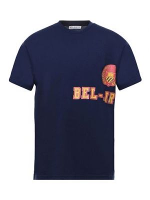 T-shirt di cotone Bel-air Athletics blu