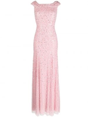 Večernja haljina sa šljokicama Jenny Packham ružičasta