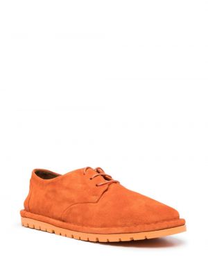 Zomšinės oksfordo batai Marsell oranžinė