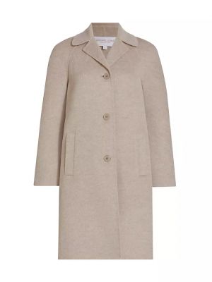 Меланжевое шерстяное пальто Michael Kors Collection