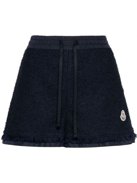Shorts en tweed Moncler bleu