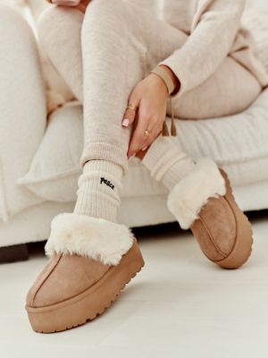 Зимни обувки за сняг Kesi каки