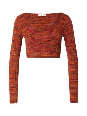 Пуловер slim Guess оранжево