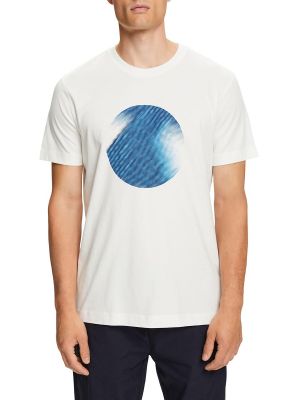 Camiseta con estampado Esprit azul