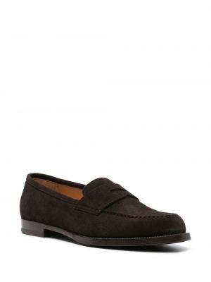 Seemisnahksed loafer-kingad Dunhill pruun