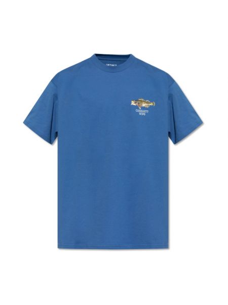 T-shirt Carhartt Wip blau