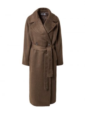 Пальто Weekday коричневое