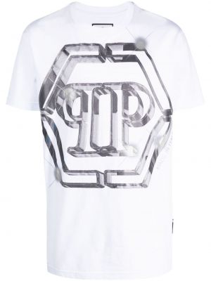 T-shirt Philipp Plein hvid