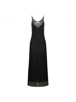 Платье из вискозы Isabel Benenato, черное