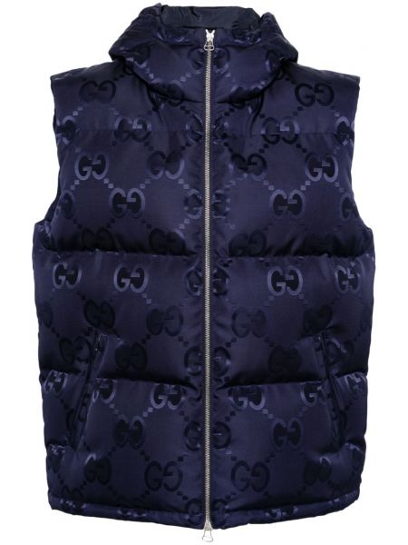 Jacquard vest Gucci blå