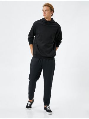 Krajkové šněrovací sportovní kalhoty s kapsami Koton