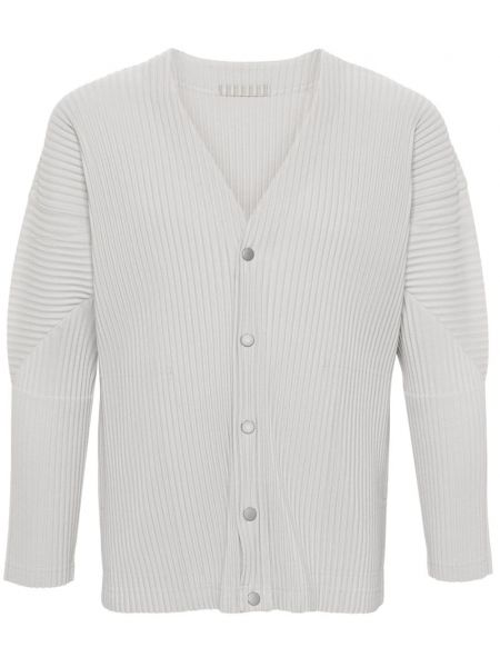 Plisseret cardigan Homme Plissé Issey Miyake grå