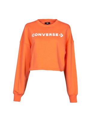 Sportska majica s vezom Converse narančasta