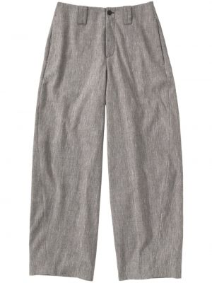 Kalhoty s nízkým pasem relaxed fit Closed šedé