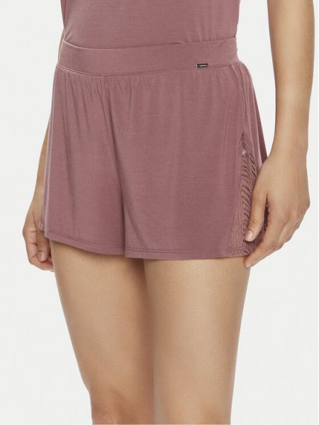 Pidžama bootcut Calvin Klein Underwear ružičasta