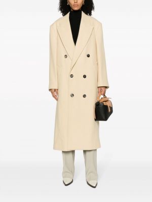 Mantel ausgestellt Ami Paris weiß