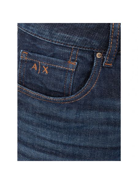 Pantalones cortos vaqueros Armani Exchange azul