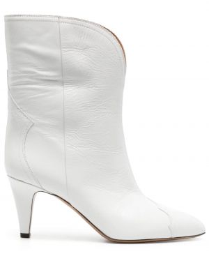 Členkové topánky Isabel Marant biela