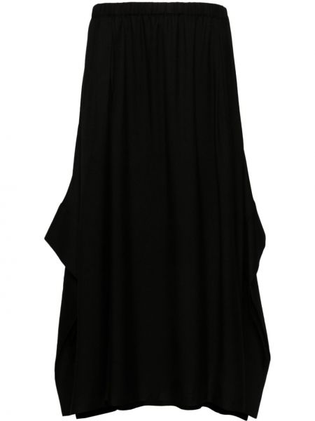Spódnica midi Yohji Yamamoto czarna