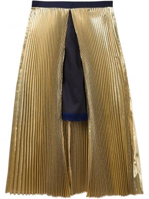 Falda plisada Sacai