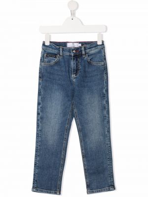 Jeans for jenter Philipp Plein Junior blå